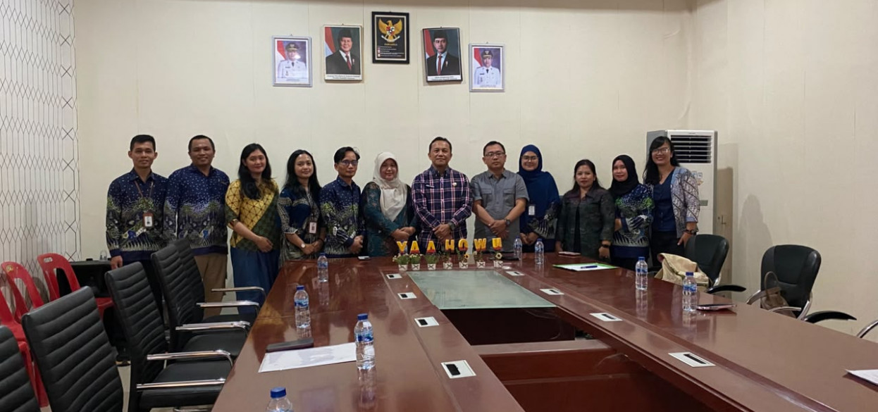 Koordinasi Loka POM Gunungsitoli dengan Dinas Kesehatan Kabupaten Nias Selatan